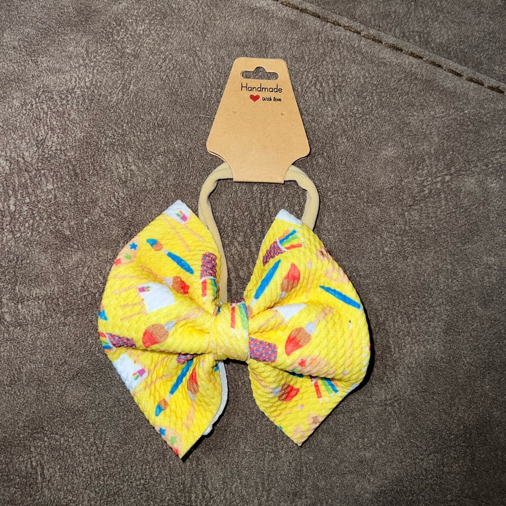 Back to school now. This now is a headband bow!!